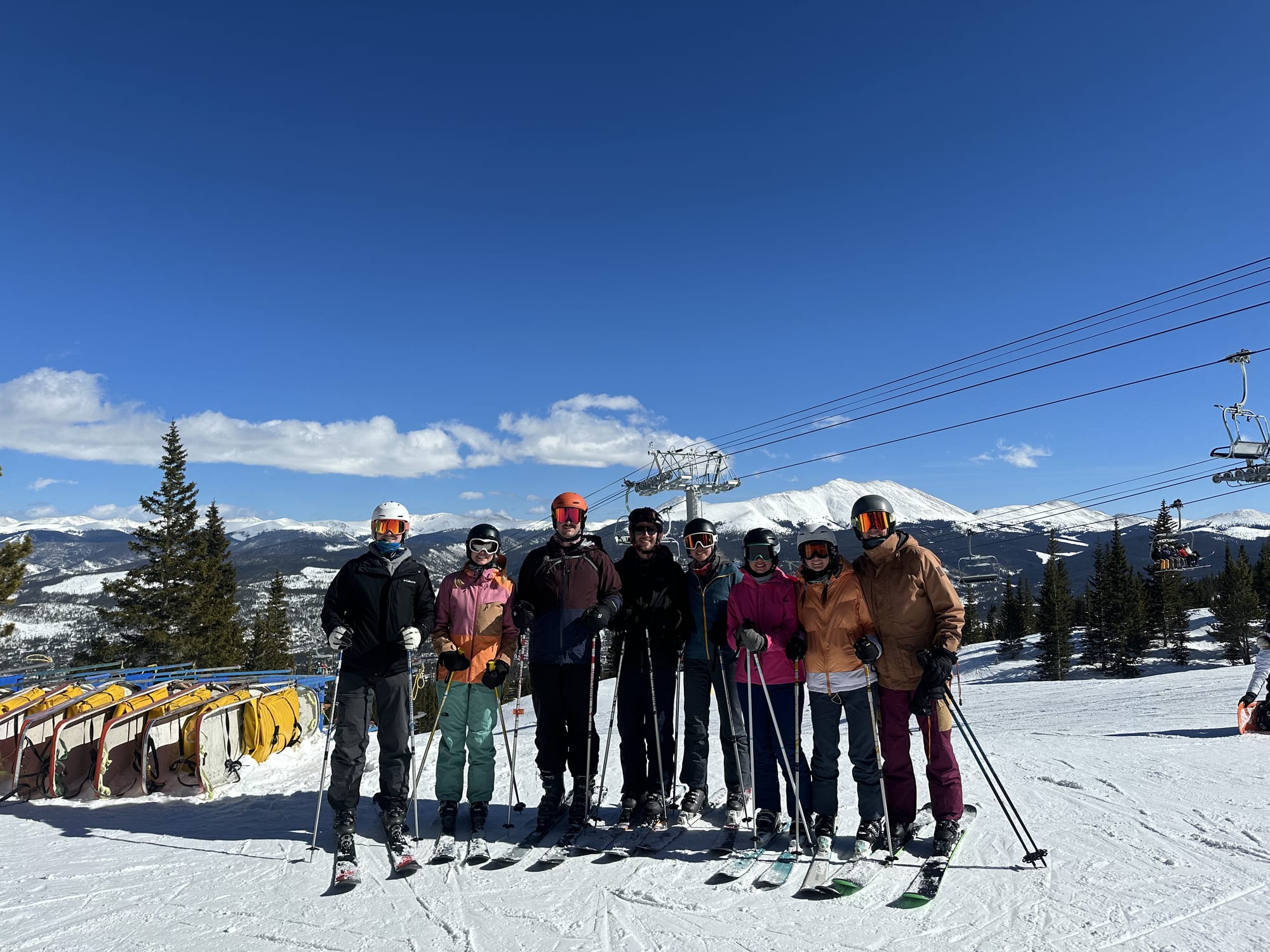Skiing with most of the Peters sibs in Breckenridge, CO